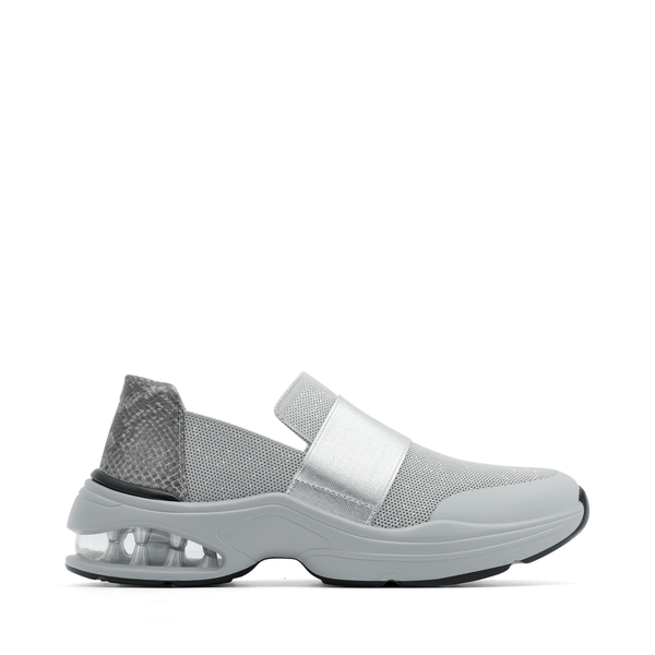 Slip-on Knitted Air Cushion Sneakers - GREY - 1